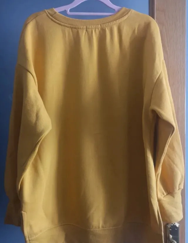 Sudadera Bershka Mostaza Talla L