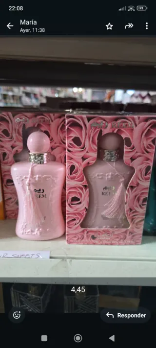 Variedad de perfumes