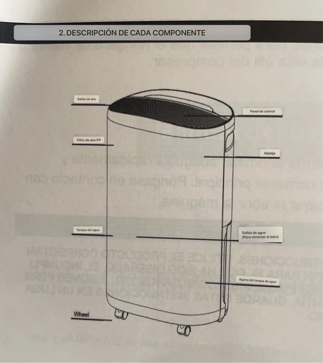 Deshumidificador 20L Silencioso Nuevo