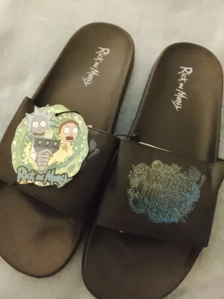 Chanclas Rick and Morty
