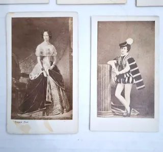 CDV Siglo XIX Tarjeta Visita 4 Fotografía Antigua