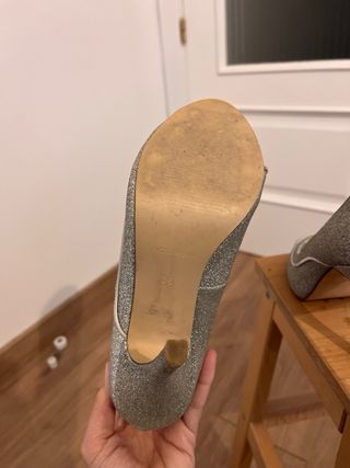 Zapatos de fiesta Paco Mena by Membur plateados