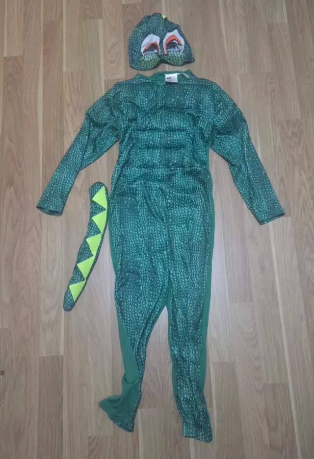 Disfraz niño dinosaurio verde talla 6-8 años