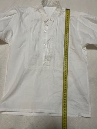Camisa fallero blanca talla niño