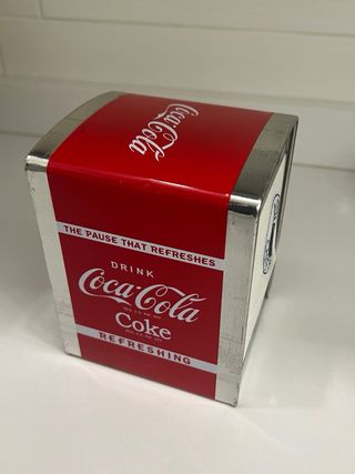 Portatovaglioli Coca-Cola Metallo Rosso