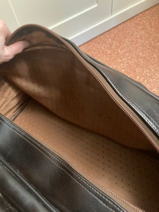 Bolso de viaje piel marrón