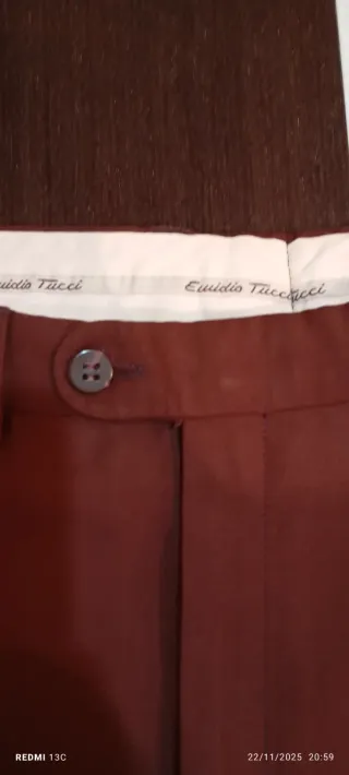 Pantalones de vestir hombre marrones