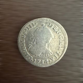 1/2 Real 1784 Carlos III México FM