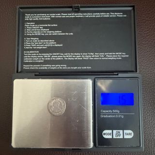 1/2 Real 1784 Carlos III México FM