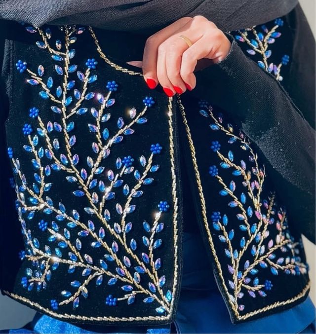 chaleco hecho a mono