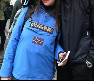 Giacca a vento Napapijri blu