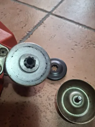 Cabezal y bobina cortacésped (óleo mac 446)