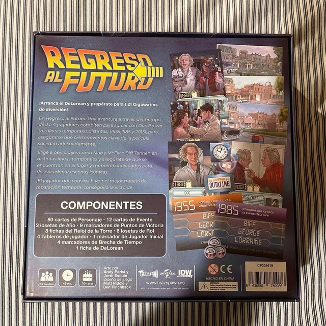 Juego de mesa Regreso al Futuro