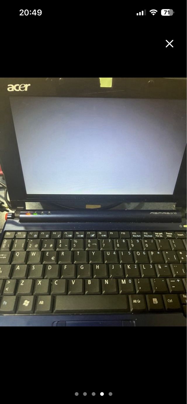 Acer Aspire One Azul con Adornos