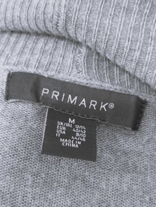 Chaqueta gris lisa, manga larga