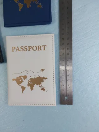 Set 3 Porta Passaporto Unisex Nuovi