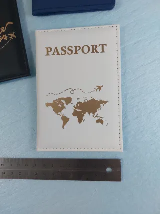 Set 3 Porta Passaporto Unisex Nuovi