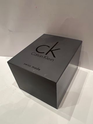 Reloj Calvin Klein Cronógrafo Negro y Plateado