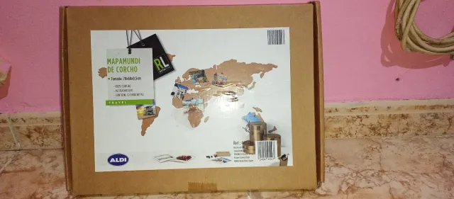 Mapa Mundi de Corcho RL