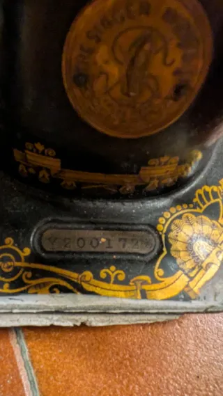 Máquina de coser Singer vintage