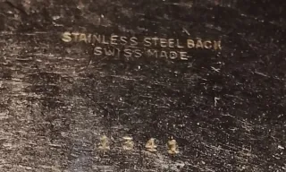 Reloj Bach Swiss Made Acero Inoxidable