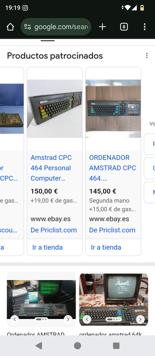 Teclado Amstrad CPC 464 - 1987