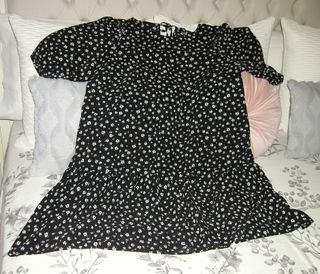 Vestido H&M Divided Estampado Floral Talla XL