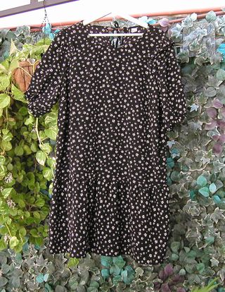 Vestido H&M Divided Estampado Floral Talla XL