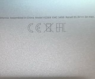 Tapa inferior MacBook Pro 13” A2289