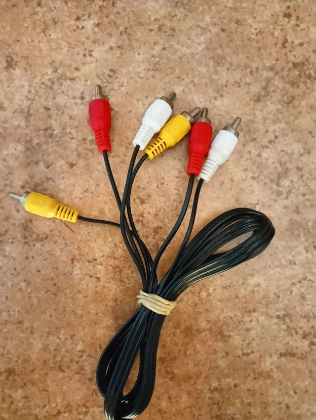 Cables RCA Rojo, Blanco y Amarillo