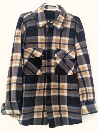 Camisa polar cuadros M