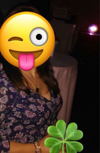 vestido-pantalón azul estampado fiesta