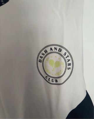 Vestido pádel/tenis DASH AND DOT blanco y negro