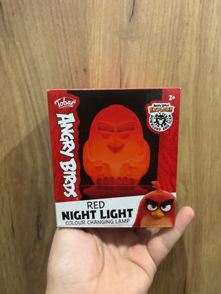 Lámpara LED Angry Birds Roja Cambia Color