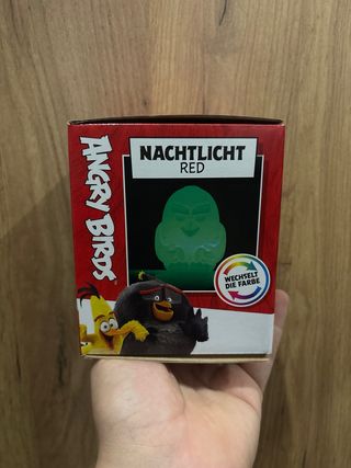 Lámpara LED Angry Birds Roja Cambia Color