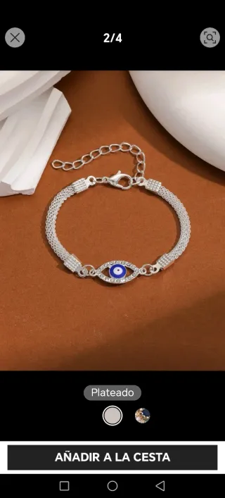 Pulsera Ojo de Fátima