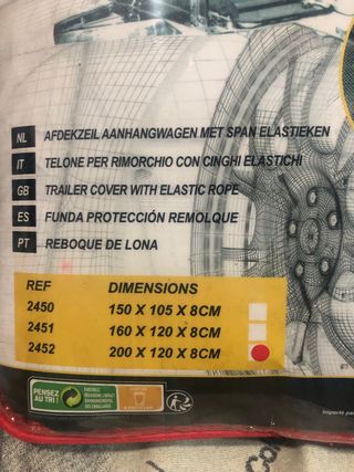 Funda Lona Remolque Ligero 2451