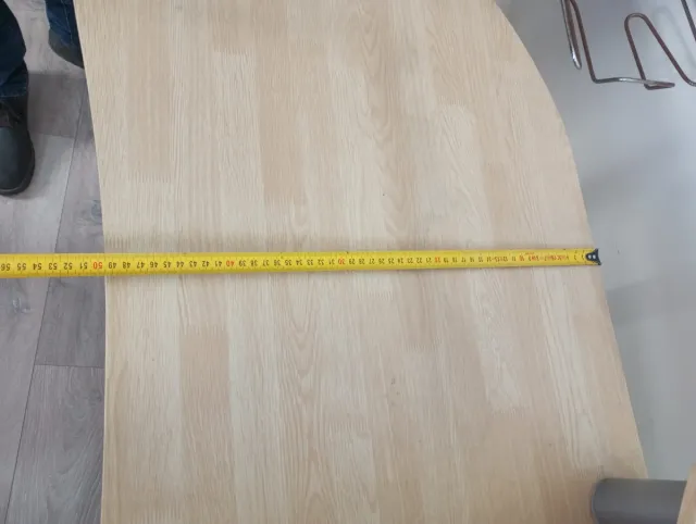 Scrivania in legno e metallo