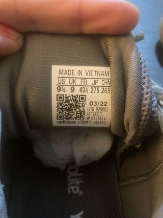 Adidas Yeezy 500 Granite Nuevas Talla 43.5 43 1/2