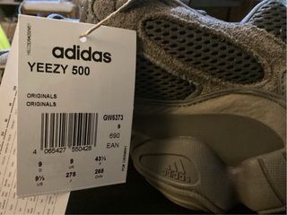 Adidas Yeezy 500 Granite Nuevas Talla 43.5 43 1/2