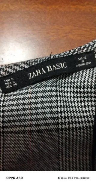 Abito donna Zara fantasia scozzese