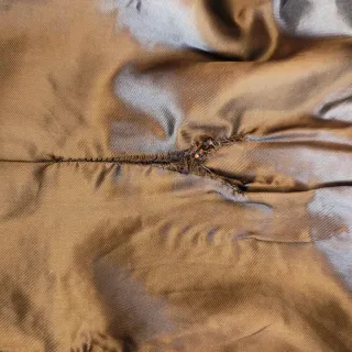 Chaqueta Zara Tweed Marrón Cierre Trenca