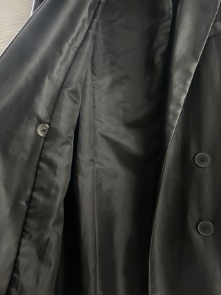 Giacca lunga in pelle Stradivarius