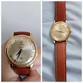 Omega Genève Sub-segundos Plaqué Or G20 Micron 18k