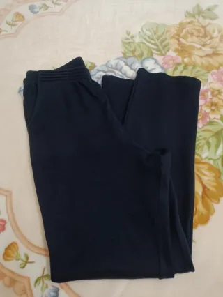 Pantalón chándal mujer Talla M Azul marino