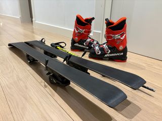 Sci Fischer e scarponi Nordica per bambini