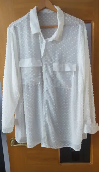 Camisa blanca Plumeti Talla XL