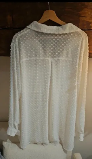 Camisa blanca Plumeti Talla XL