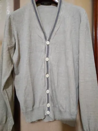 Cardigan uomo Seventy grigio