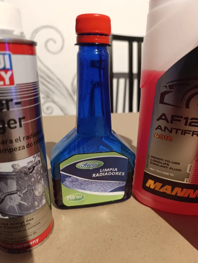 Refrigerante AF12, Liquid Moly, Limpiador Radiado
